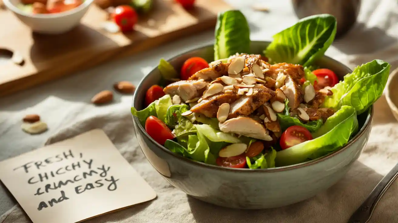 Chicken Almond Salad Recipe – Easy & Delicious