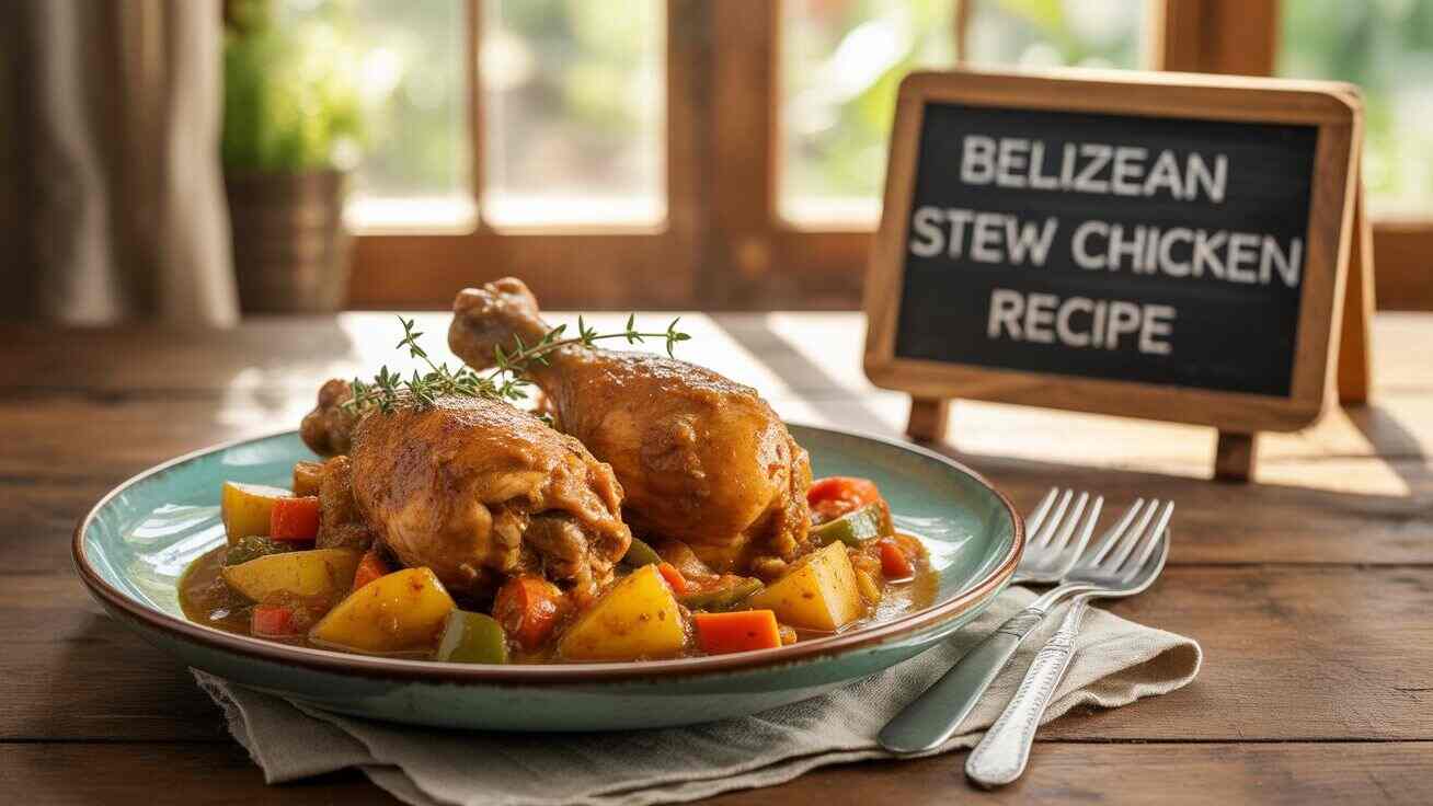Authentic Belizean Stew Chicken Recipe | Caribbean Flavor