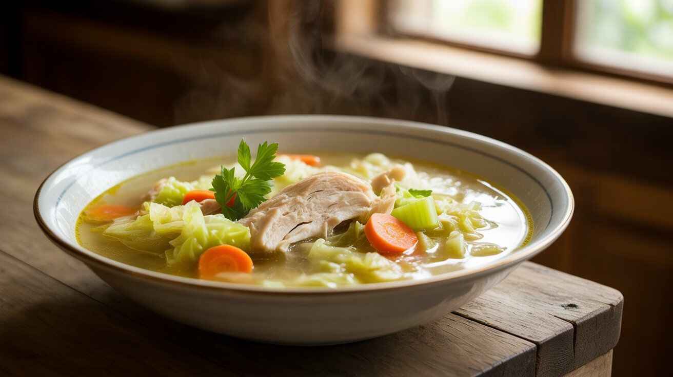 Cabbage Chicken Soup Recipe | Hearty & Healthy Comfort Food