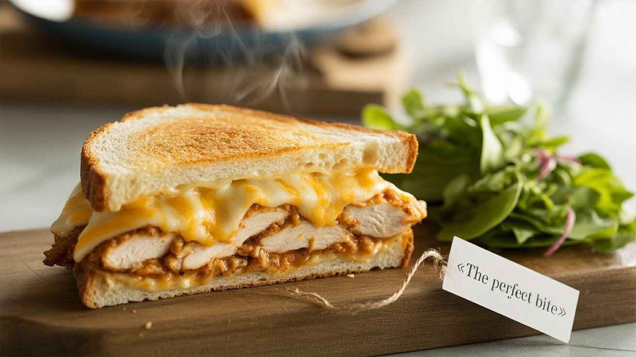 Chicken Cheese Melt Recipe| Easy,Cheesy & Flavor-Packed Meal
