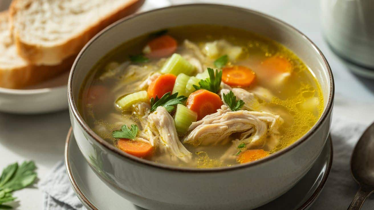 Hearty Chicken Soup Recipe No Noodles– Low-Carb Comfort Food