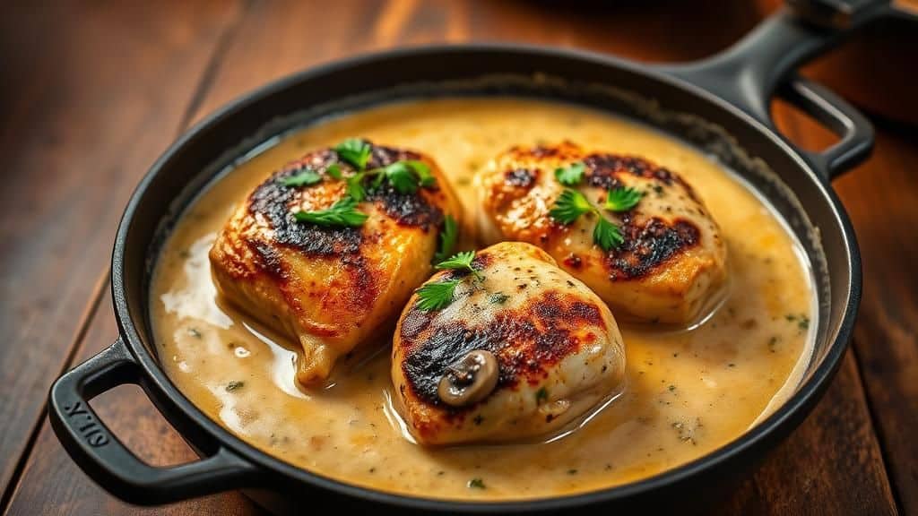Chicken Thighs in Mushroom Soup Recipe – Savory & Easy