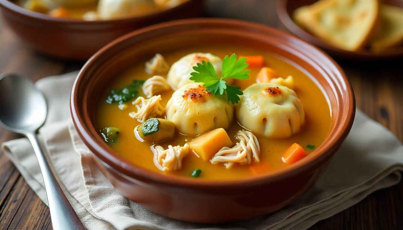 Dutch Oven Chicken Dumplings Recipe ! Comfort with Dumplings