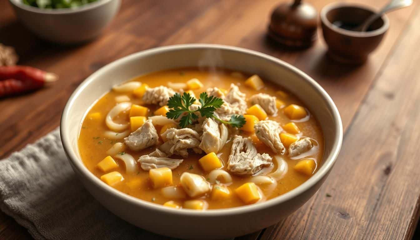 Chicken Corn Noodle Soup Recipe | Cozy Homemade Comfort