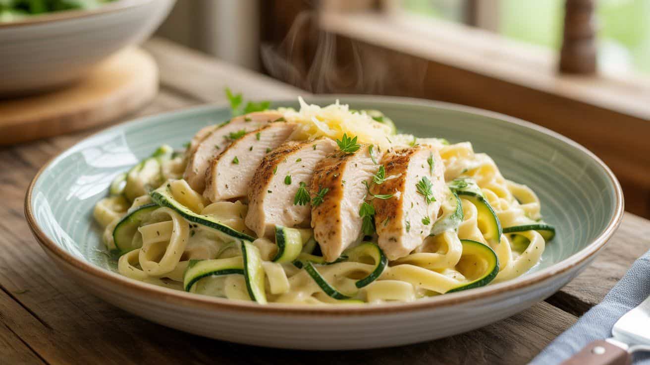 Chicken and Zucchini Pasta Recipes—Fresh, Easy & Healthy