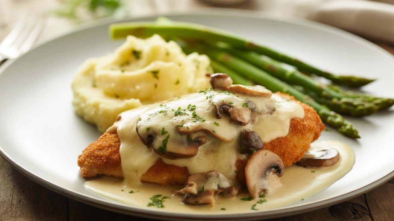 Chicken Modiga Recipe–Creamy Mushroom & Cheese Chicken Delight