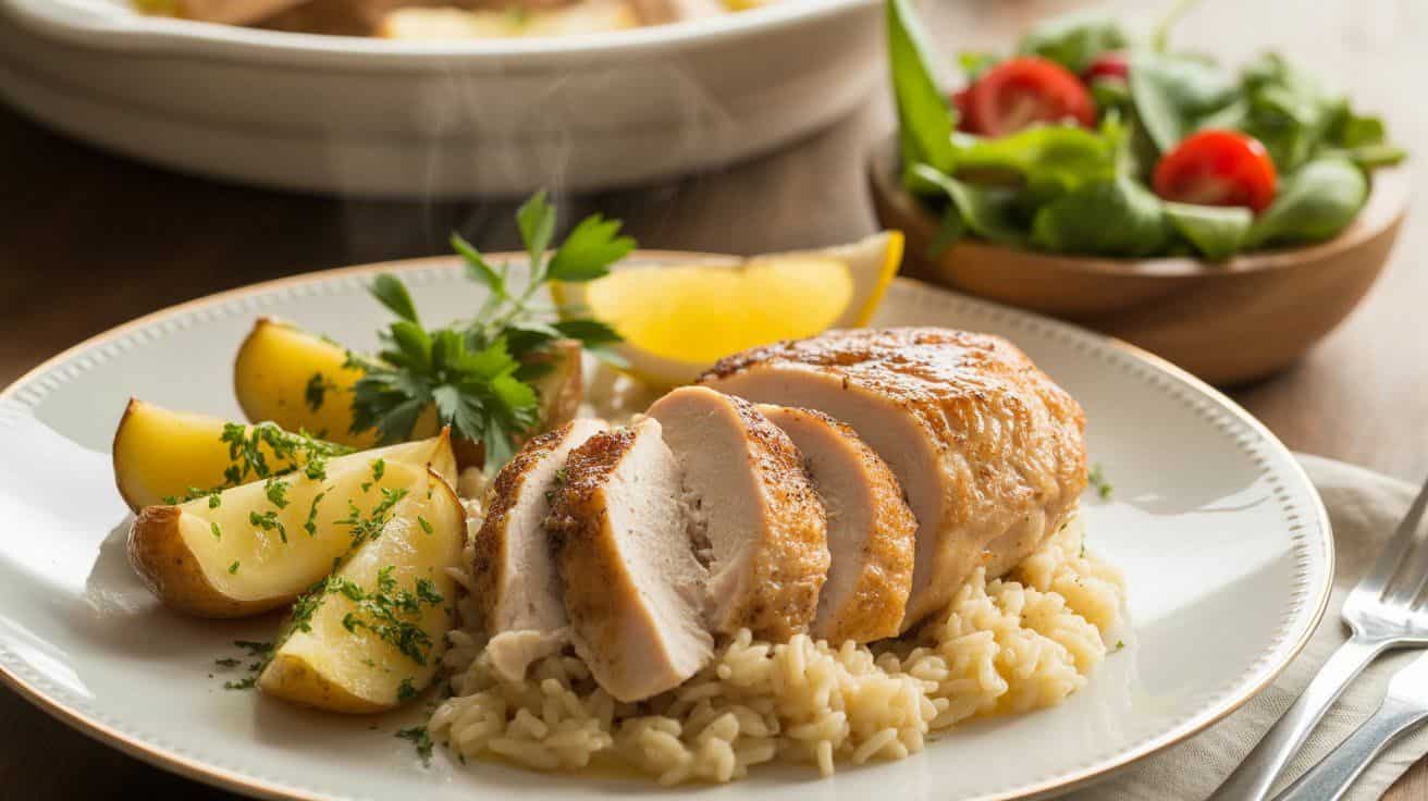Chicken Rice and Potatoes Recipe: A One-Pan Comfort Meal
