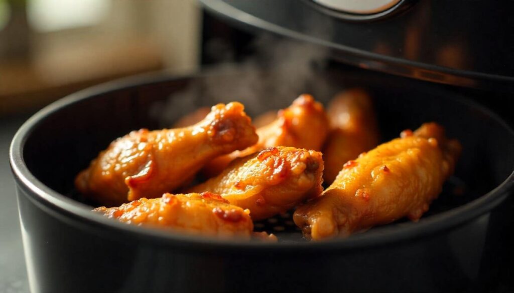 Crispy chicken wings cooked for Buffalo Wild Wings garlic parmesan chicken recipe