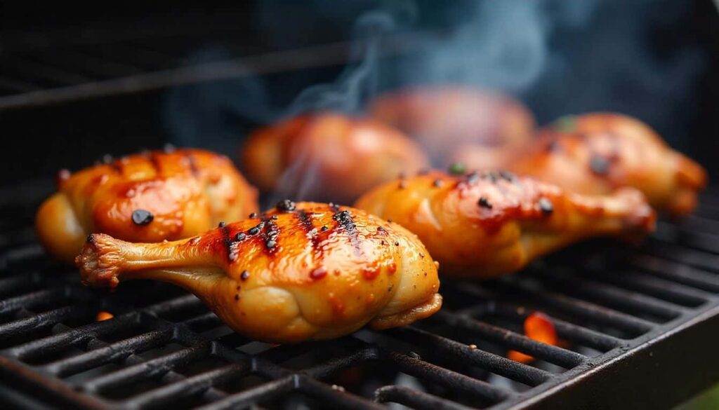 Grilled chicken made with Asian marinade recipe